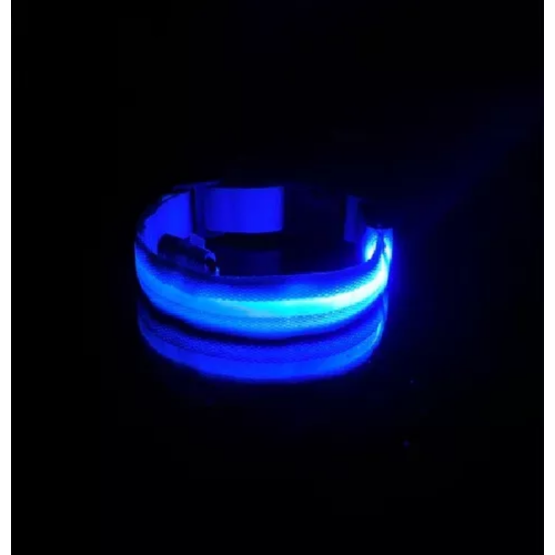 COLLAR PARA MASCOTAS CON LUZ LED